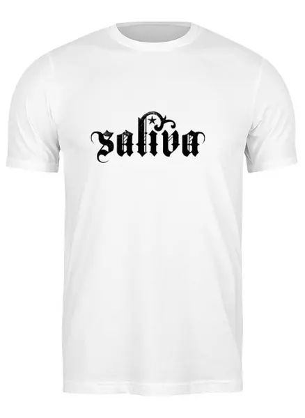 Заказать мужскую футболку в Москве. Футболка классическая Saliva от Fedor - готовые дизайны и нанесение принтов.