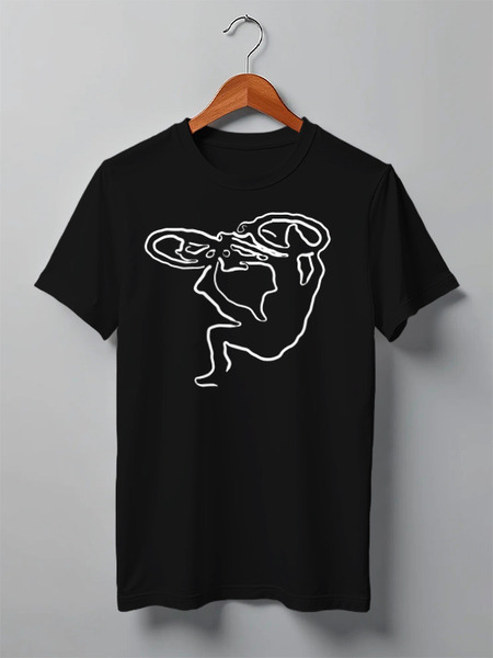 Заказать мужскую футболку в Москве. Футболка классическая Mountain Bike от oneredfoxstore@gmail.com - готовые дизайны и нанесение принтов.