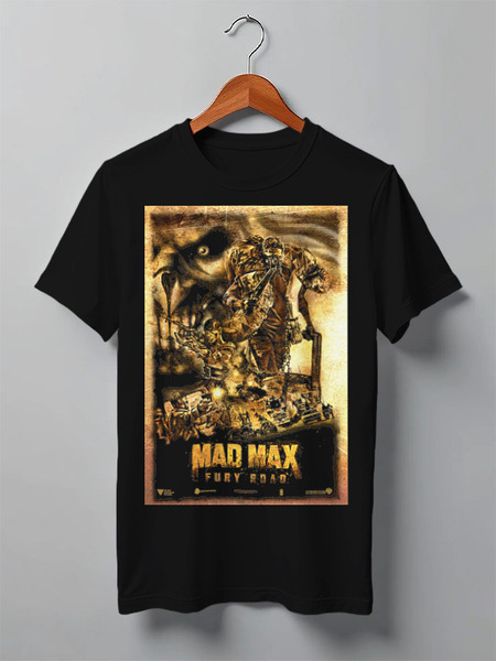 Заказать мужскую футболку в Москве. Футболка классическая Mad Max / Безумный Макс от KinoArt - готовые дизайны и нанесение принтов.