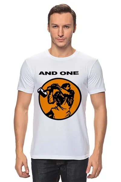Заказать мужскую футболку в Москве. Футболка классическая And One Trilogie от OEX design - готовые дизайны и нанесение принтов.