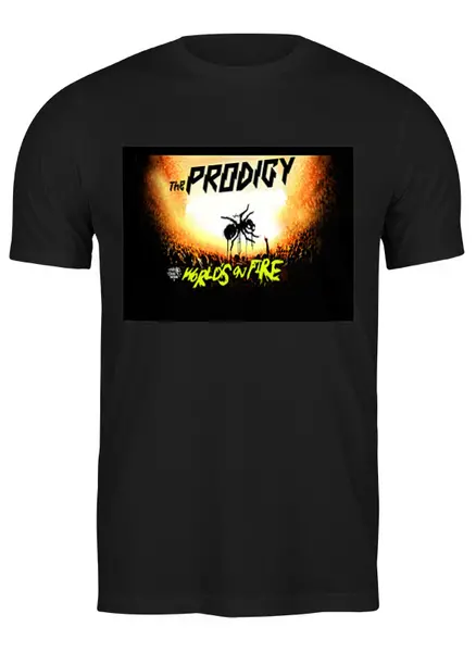 Заказать мужскую футболку в Москве. Футболка классическая The Prodigy от Fedor - готовые дизайны и нанесение принтов.