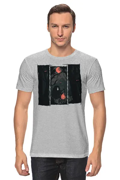 Заказать мужскую футболку в Москве. Футболка классическая Wild Music от oneredfoxstore@gmail.com - готовые дизайны и нанесение принтов.