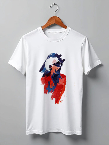 Заказать мужскую футболку в Москве. Футболка классическая Emmet Doc от YellowCloverShop - готовые дизайны и нанесение принтов.