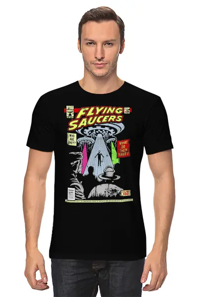 Заказать мужскую футболку в Москве. Футболка классическая Oldschool от oneredfoxstore@gmail.com - готовые дизайны и нанесение принтов.