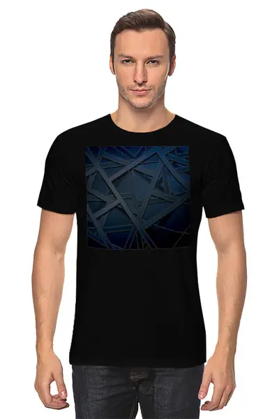 Заказать мужскую футболку в Москве. Футболка классическая Illusion от CoolColor  - готовые дизайны и нанесение принтов.