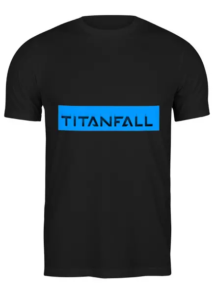 Заказать мужскую футболку в Москве. Футболка классическая Titanfall  от THE_NISE  - готовые дизайны и нанесение принтов.