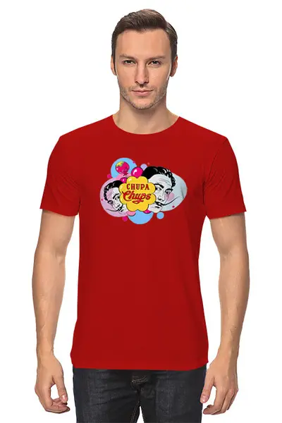 Заказать мужскую футболку в Москве. Футболка классическая Взрывная карамель  от T-shirt print  - готовые дизайны и нанесение принтов.