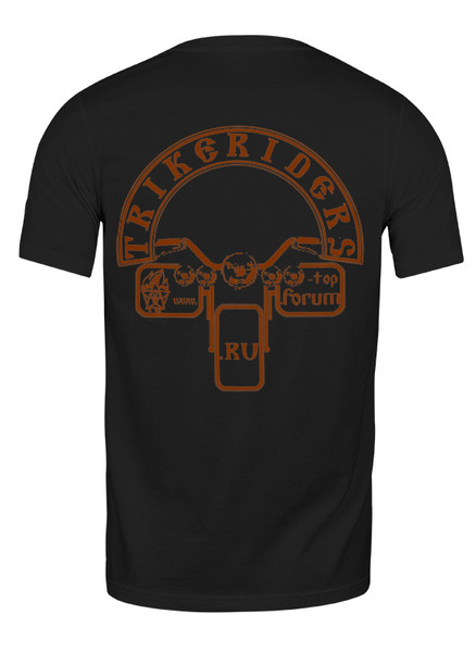 Заказать мужскую футболку в Москве. Футболка классическая TrikeRiders от ГПМНпR'n'R - готовые дизайны и нанесение принтов.