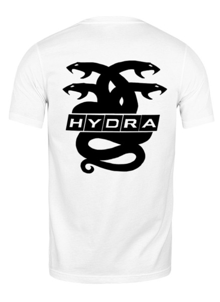 Заказать мужскую футболку в Москве. Футболка классическая HYDRA от Артём Щёлоков - готовые дизайны и нанесение принтов.