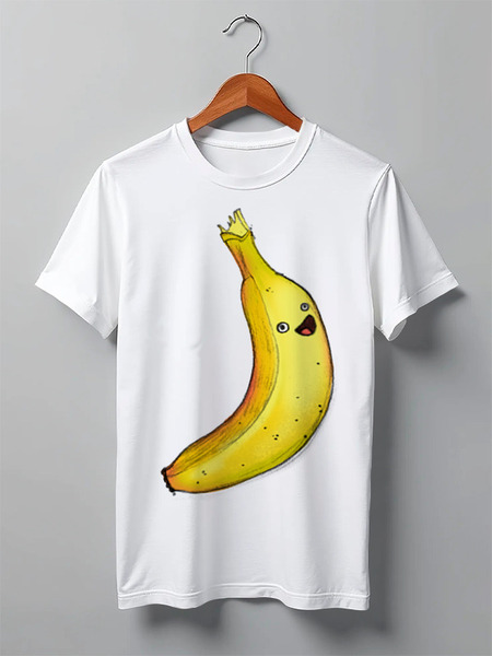 Заказать мужскую футболку в Москве. Футболка классическая Banana от Яна Евграшина - готовые дизайны и нанесение принтов.