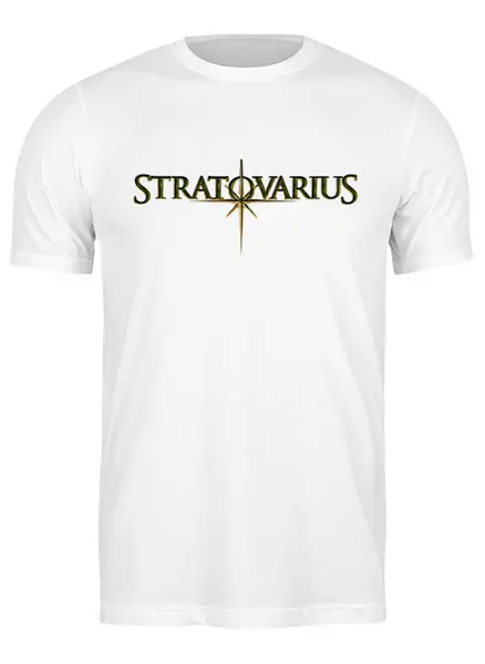 Заказать мужскую футболку в Москве. Футболка классическая Stratovarius от Fedor - готовые дизайны и нанесение принтов.
