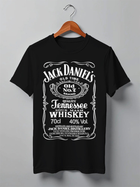 Заказать мужскую футболку в Москве. Футболка классическая ☆Jack Daniel’s☆ от balden - готовые дизайны и нанесение принтов.