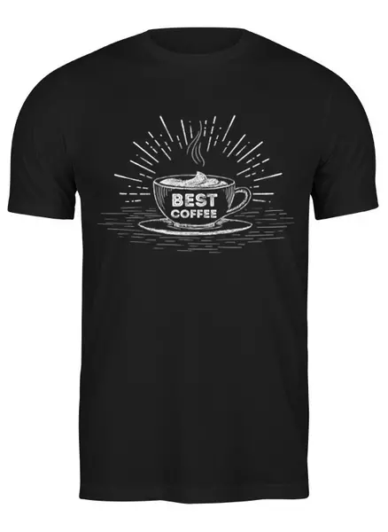 Заказать мужскую футболку в Москве. Футболка классическая Burgers от oneredfoxstore@gmail.com - готовые дизайны и нанесение принтов.