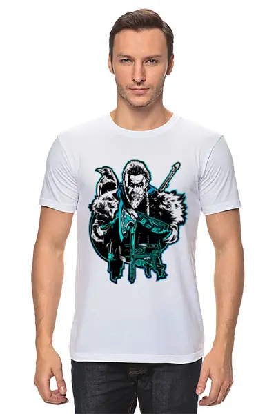 Заказать мужскую футболку в Москве. Футболка классическая Эйвор от only_batman@mail.ru - готовые дизайны и нанесение принтов.
