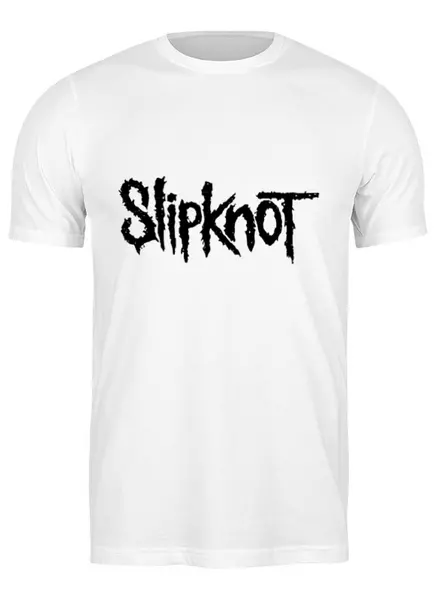 Заказать мужскую футболку в Москве. Футболка классическая Slipknot от YellowCloverShop - готовые дизайны и нанесение принтов.