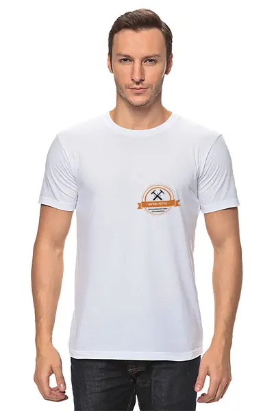 Заказать мужскую футболку в Москве. Футболка классическая осо мгри от guberkarina298@gmail.com - готовые дизайны и нанесение принтов.
