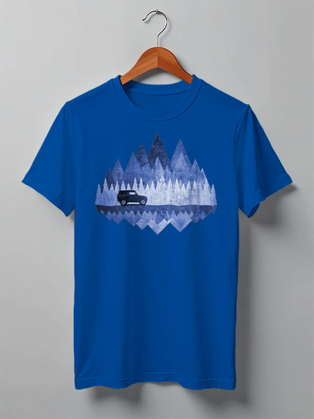 Заказать мужскую футболку в Москве. Футболка классическая  Offroad Expedition от oneredfoxstore@gmail.com - готовые дизайны и нанесение принтов.