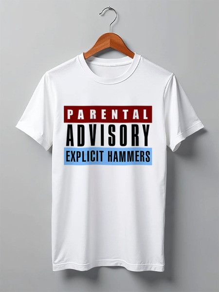 Заказать мужскую футболку в Москве. Футболка классическая Parental Advisory от efimenko94misha@gmail.com - готовые дизайны и нанесение принтов.