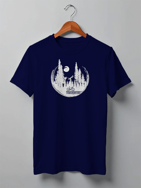 Заказать мужскую футболку в Москве. Футболка классическая Trailhunters от oneredfoxstore@gmail.com - готовые дизайны и нанесение принтов.