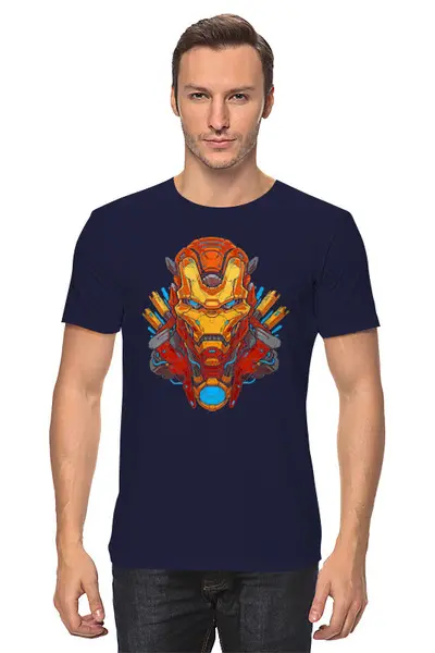 Заказать мужскую футболку в Москве. Футболка классическая ❖ Cyborg ❖ от balden - готовые дизайны и нанесение принтов.