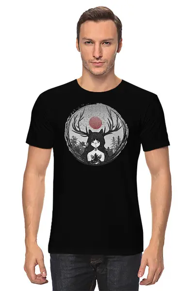 Заказать мужскую футболку в Москве. Футболка классическая  Witch Weed от oneredfoxstore@gmail.com - готовые дизайны и нанесение принтов.