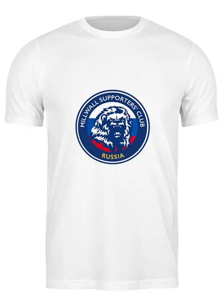 Заказать мужскую футболку в Москве. Футболка классическая Millwall MSC Russia двусторонняя худи от Millwall Supporters Club Russia - готовые дизайны и нанесение принтов.
