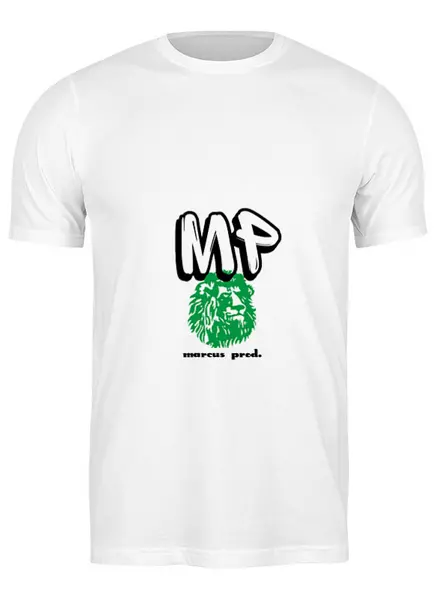 Заказать мужскую футболку в Москве. Футболка классическая Marcus prod. от Marat.shamilevich@yandex.ru - готовые дизайны и нанесение принтов.