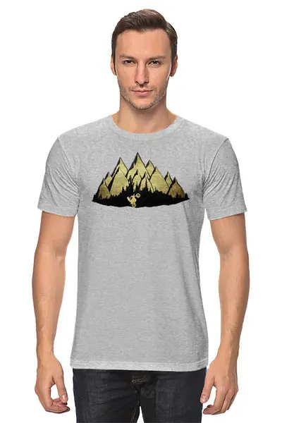 Заказать мужскую футболку в Москве. Футболка классическая Enduro Rider от oneredfoxstore@gmail.com - готовые дизайны и нанесение принтов.