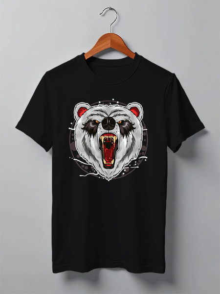 Заказать мужскую футболку в Москве. Футболка классическая ◈PANDA◈ от balden - готовые дизайны и нанесение принтов.