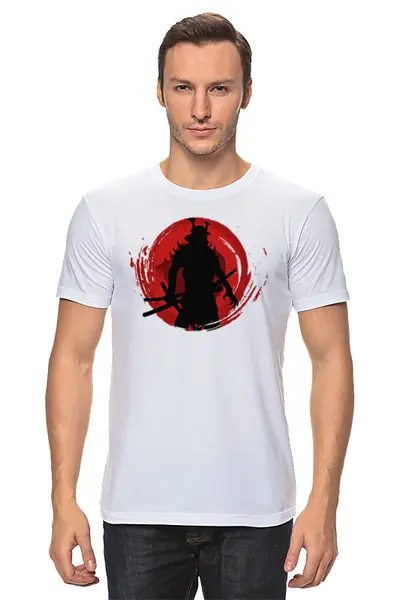 Заказать мужскую футболку в Москве. Футболка классическая Japan от oneredfoxstore@gmail.com - готовые дизайны и нанесение принтов.