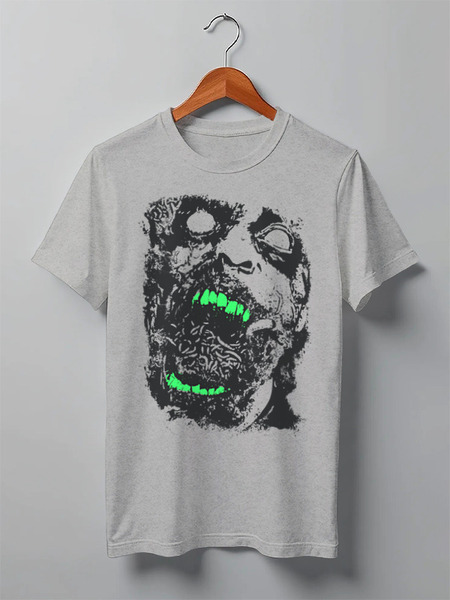 Заказать мужскую футболку в Москве. Футболка классическая Zombies от oneredfoxstore@gmail.com - готовые дизайны и нанесение принтов.