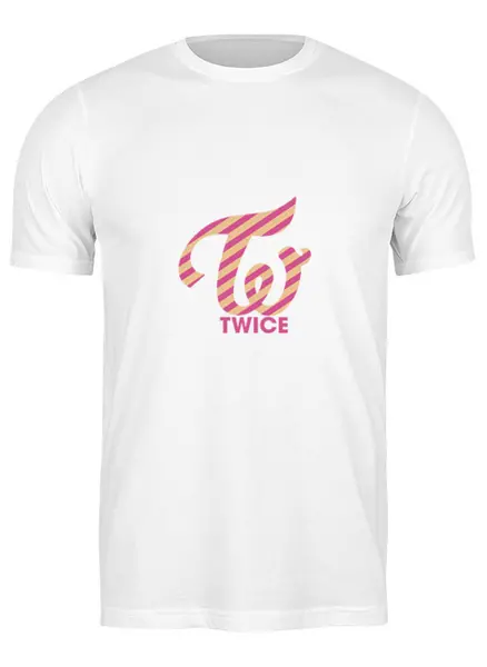 Заказать мужскую футболку в Москве. Футболка классическая Twice от THE_NISE  - готовые дизайны и нанесение принтов.