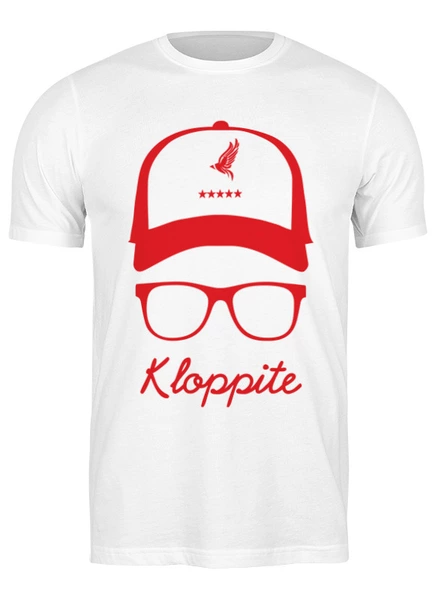 Заказать мужскую футболку в Москве. Футболка классическая Kloppite от skynatural - готовые дизайны и нанесение принтов.