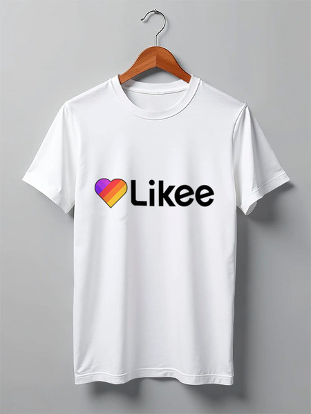 Заказать мужскую футболку в Москве. Футболка классическая Likee  от DESIGNER   - готовые дизайны и нанесение принтов.