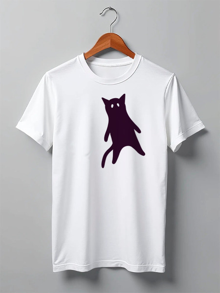 Заказать мужскую футболку в Москве. Футболка классическая Cats Here от oneredfoxstore@gmail.com - готовые дизайны и нанесение принтов.