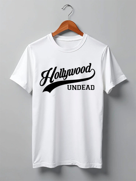 Заказать мужскую футболку в Москве. Футболка классическая Hollywood Undead спорт от inPrintio - готовые дизайны и нанесение принтов.
