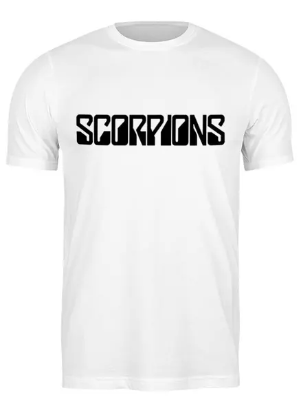 Заказать мужскую футболку в Москве. Футболка классическая Scorpions от Fedor - готовые дизайны и нанесение принтов.
