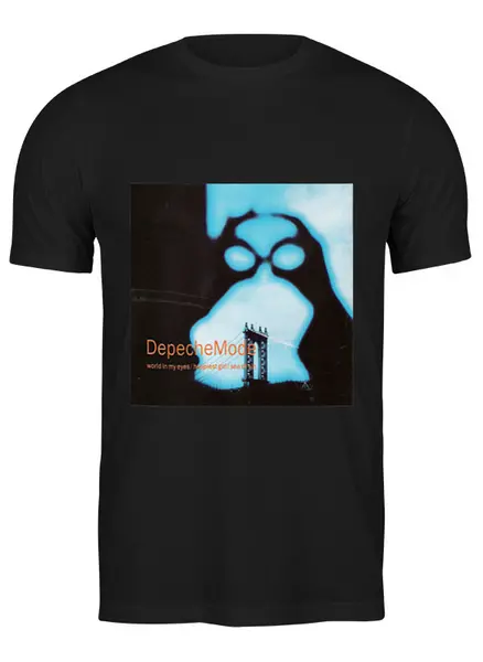Заказать мужскую футболку в Москве. Футболка классическая Depeche Mode  от Fedor - готовые дизайны и нанесение принтов.