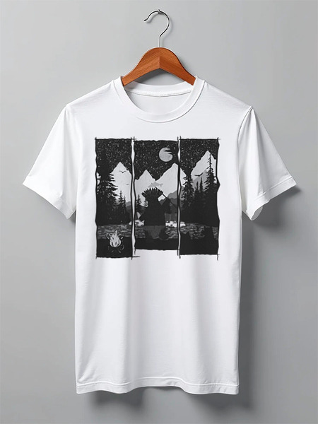 Заказать мужскую футболку в Москве. Футболка классическая Native Fisher от oneredfoxstore@gmail.com - готовые дизайны и нанесение принтов.