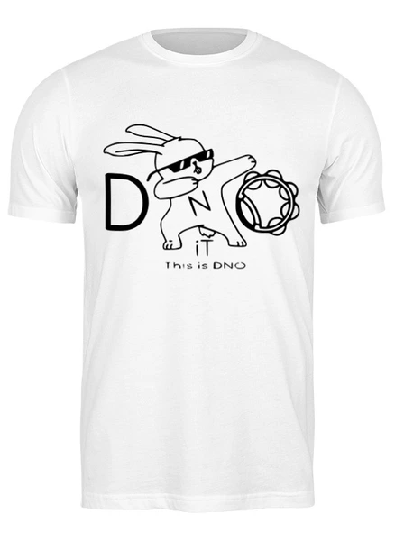 Заказать мужскую футболку в Москве. Футболка классическая DNO iT Team от DNO-iT  - готовые дизайны и нанесение принтов.