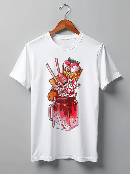 Заказать мужскую футболку в Москве. Футболка классическая ☀ IceCREAM ☀ от balden - готовые дизайны и нанесение принтов.