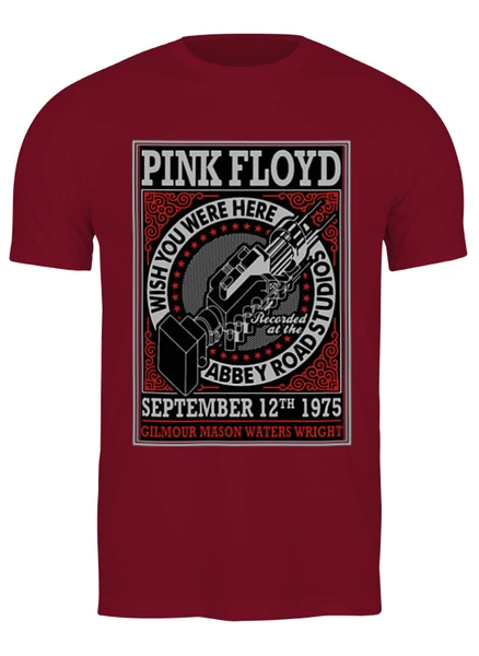 Заказать мужскую футболку в Москве. Футболка классическая Pink Floyd  от Print design  - готовые дизайны и нанесение принтов.