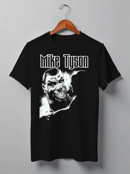 Заказать мужскую футболку в Москве. Футболка классическая Mike Tyson от Сергей Дульнев - готовые дизайны и нанесение принтов.