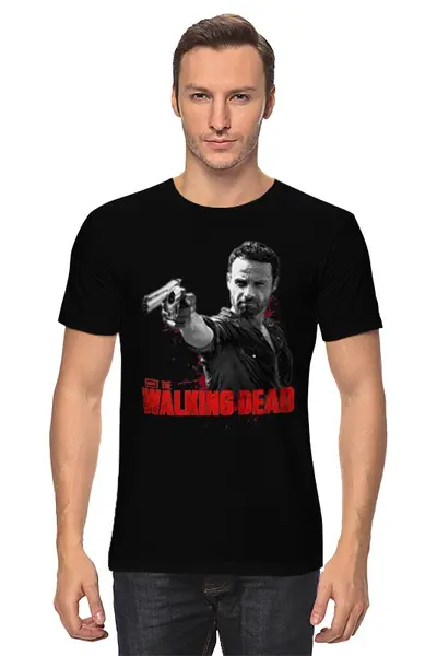 Заказать мужскую футболку в Москве. Футболка классическая Walking Dead от Printio - готовые дизайны и нанесение принтов.