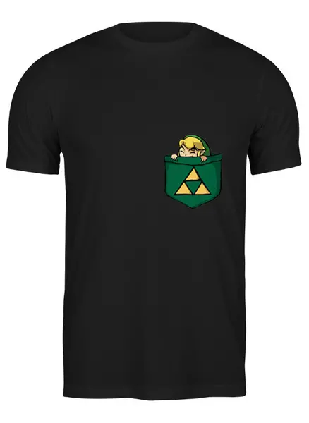 Заказать мужскую футболку в Москве. Футболка классическая The Legend of Zelda     от cherdantcev - готовые дизайны и нанесение принтов.