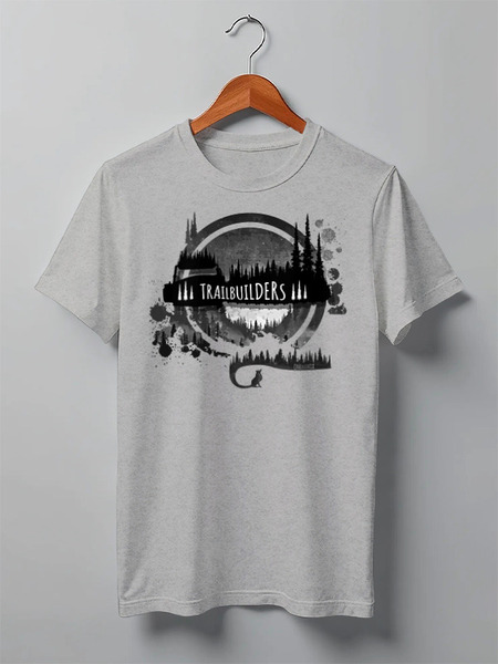 Заказать мужскую футболку в Москве. Футболка классическая Mountain Bike от oneredfoxstore@gmail.com - готовые дизайны и нанесение принтов.