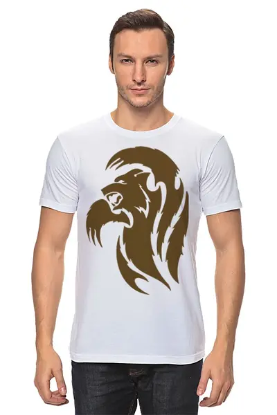 Заказать мужскую футболку в Москве. Футболка классическая Медведь от valezar - готовые дизайны и нанесение принтов.