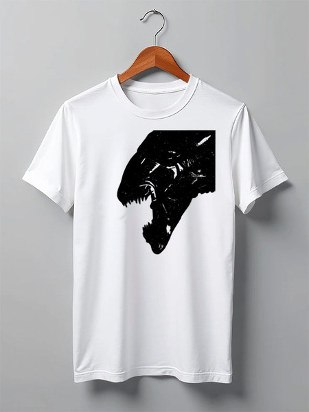 Заказать мужскую футболку в Москве. Футболка классическая Aliens от oneredfoxstore@gmail.com - готовые дизайны и нанесение принтов.