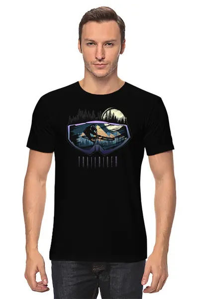 Заказать мужскую футболку в Москве. Футболка классическая MTB Ride от oneredfoxstore@gmail.com - готовые дизайны и нанесение принтов.