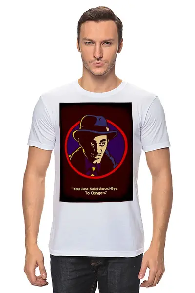 Заказать мужскую футболку в Москве. Футболка классическая Дик Трэйси от bordo - готовые дизайны и нанесение принтов.